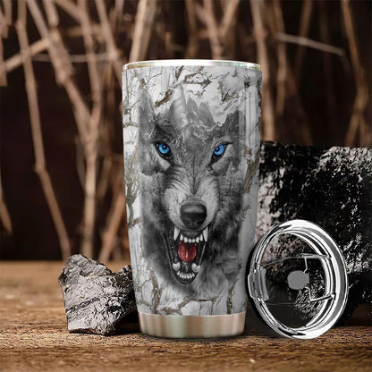 Personalized 20oz Wolf Tumbler