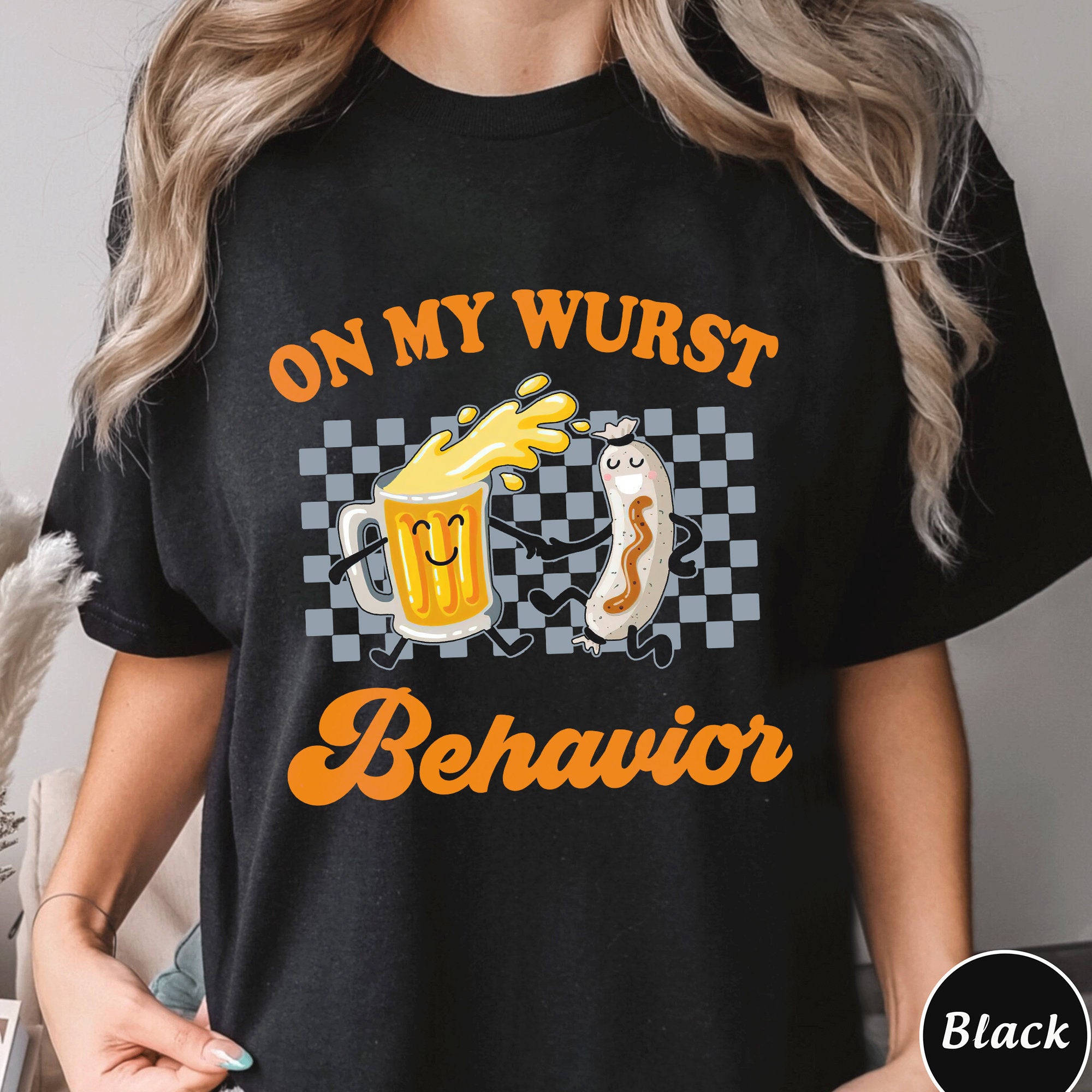 Funny Oktoberfest Sweatshirt, Oktoberfest Unisex Shirt, Group Drinking Tee,Oktoberfest Matching Shirts,Wurst Behavior Schnitzel Faced Hoodie