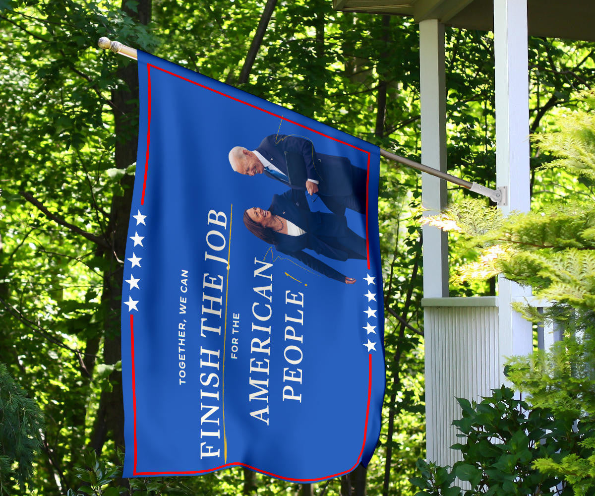 Biden Harris 2024 Flag Together We Can Finish The Job For The American People