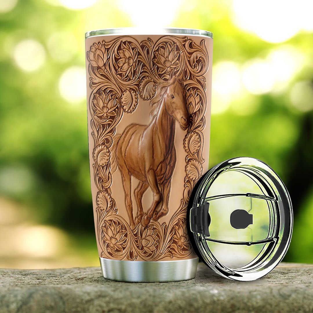 Personalized 20oz Horse Tumbler