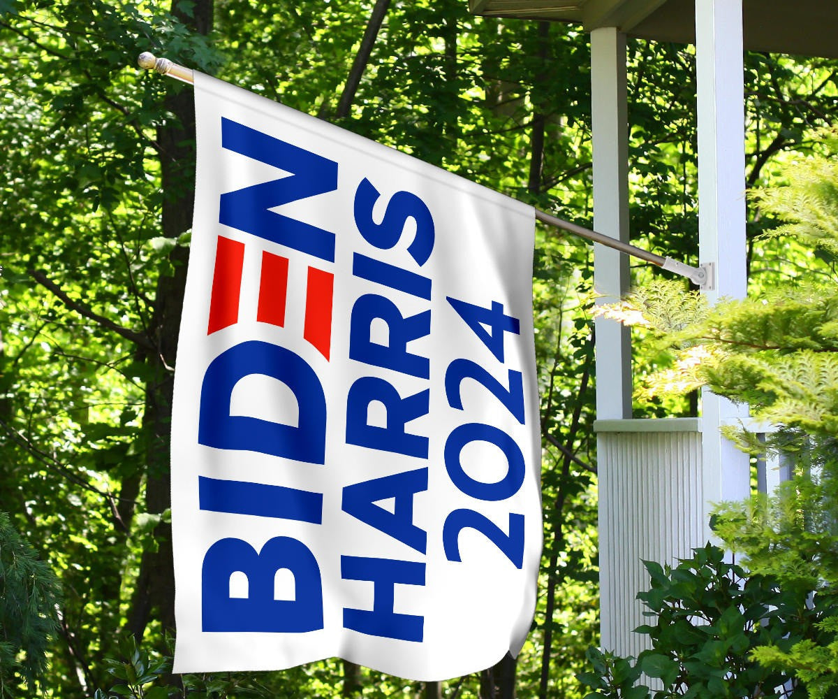 Biden Harris 2024 Flag Supporters For Biden Harris Campaign Merch 2024 Presidential Election