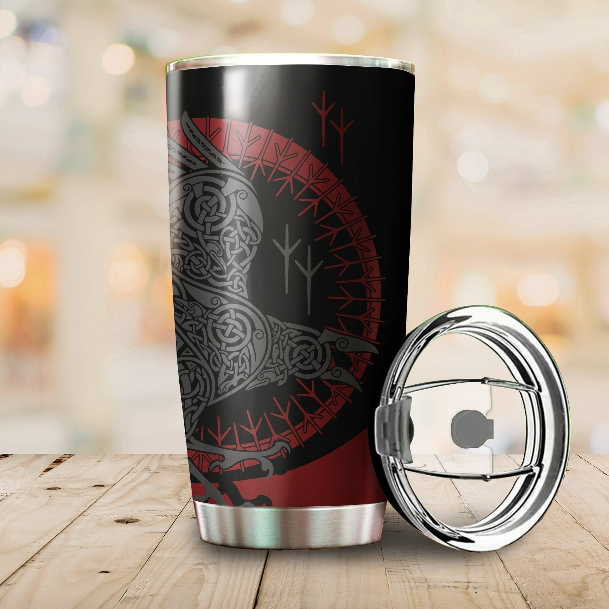 Viking Raven Tumbler