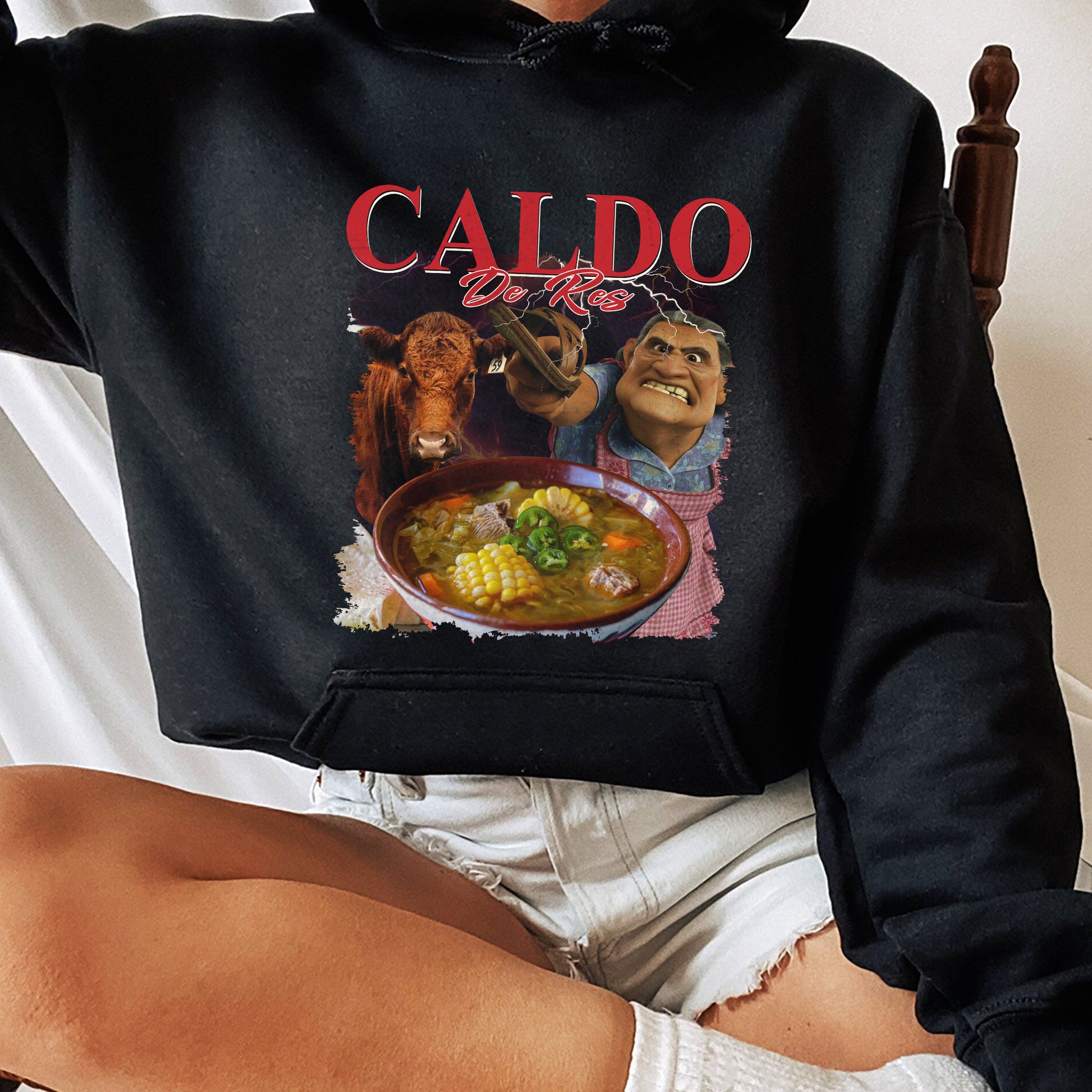 Caldo De Res Shirt, Trending Unisex Tee Shirt, Mexican Beef Soup Lovers, Caldo De Res Funny Food Sweatshirt Hoodie