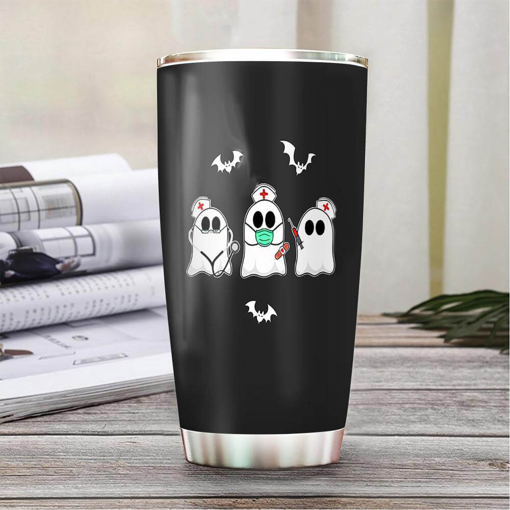 Halloween Nurse Tumbler Boo Boo Crew