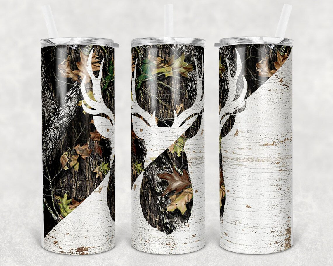 Deer Skinny Tumbler