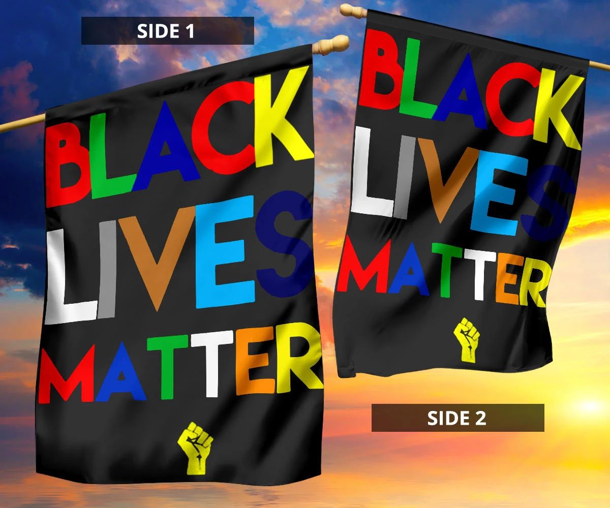 Black Lives Matter Flag BLM Support Black Lives Matter Pride Black History Month Flag Decor