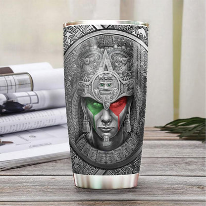 Personalized Aztec Warrior Viking Tumbler