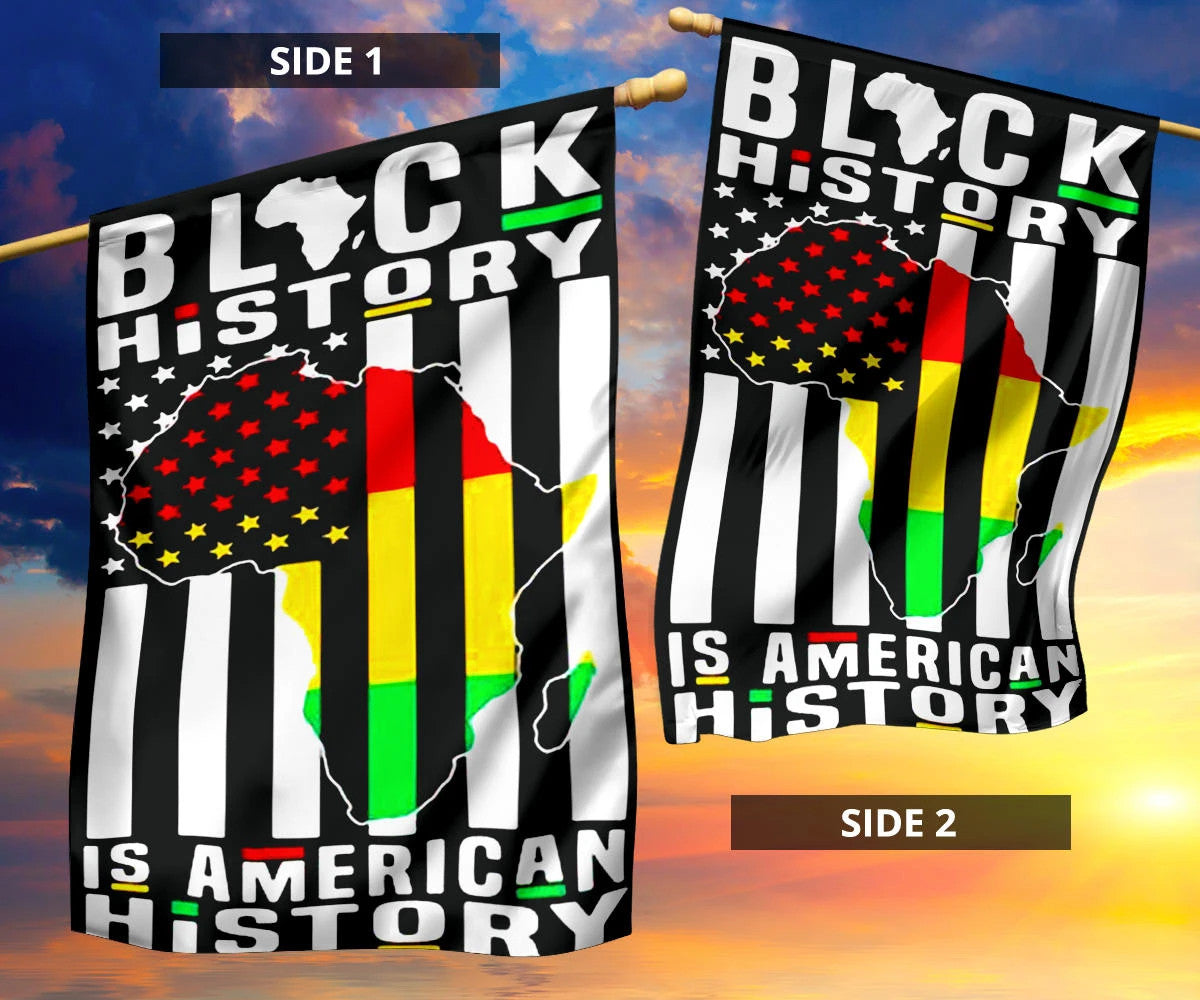 Black History Flag Black History Is American History African American History Month Decor