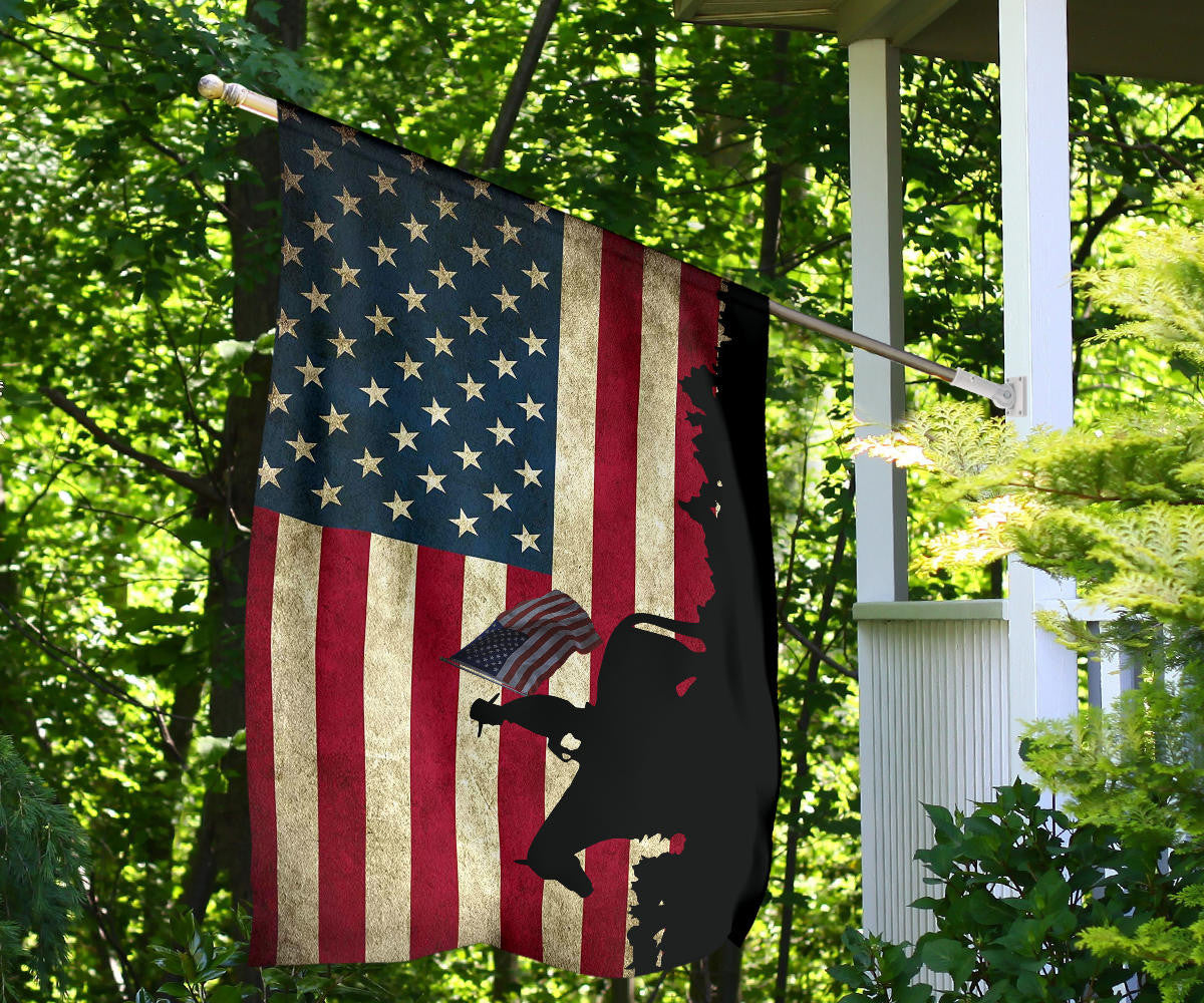 Cowboy Western Country Patriotic American Flag Happy Fourth Of July USA Independence Day Decor