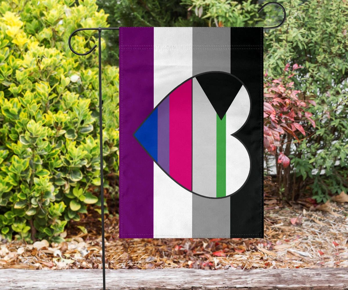 Asexual Flag Bi-Demiromantic International Asexuality Day Ace Flag LGBT Merch