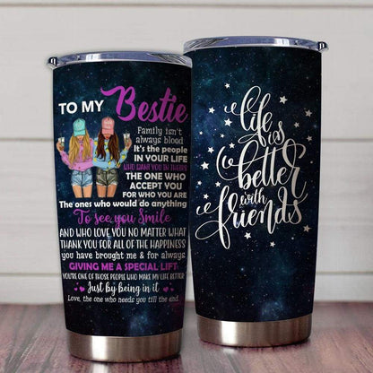 Matching Best Friend Tumblers To My Bestie Tumblers Life Is Better With Friends Tumbler