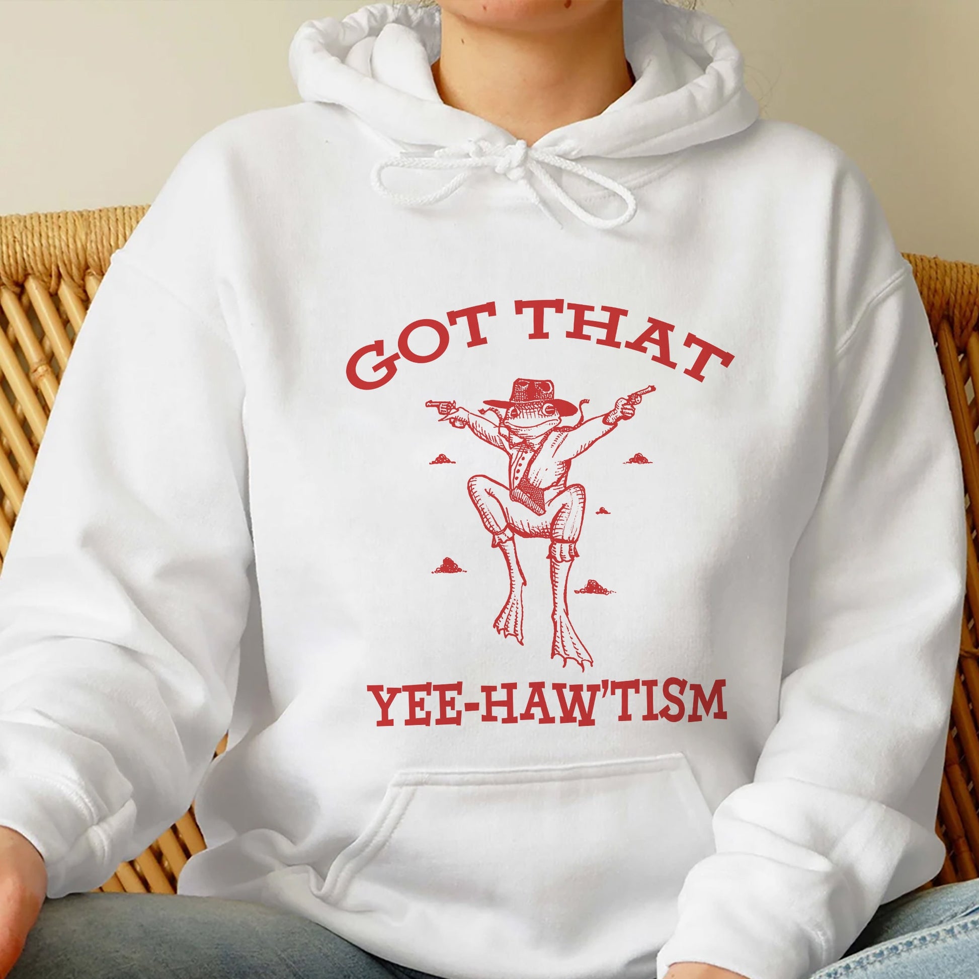 Got That Yee Haw 'Tism Shirt, Trending Unisex Tee Shirt, Unique Shirt Gift, Funny Autism Acceptance Month Retro Sweatshirt, Cute Frog Hoodie