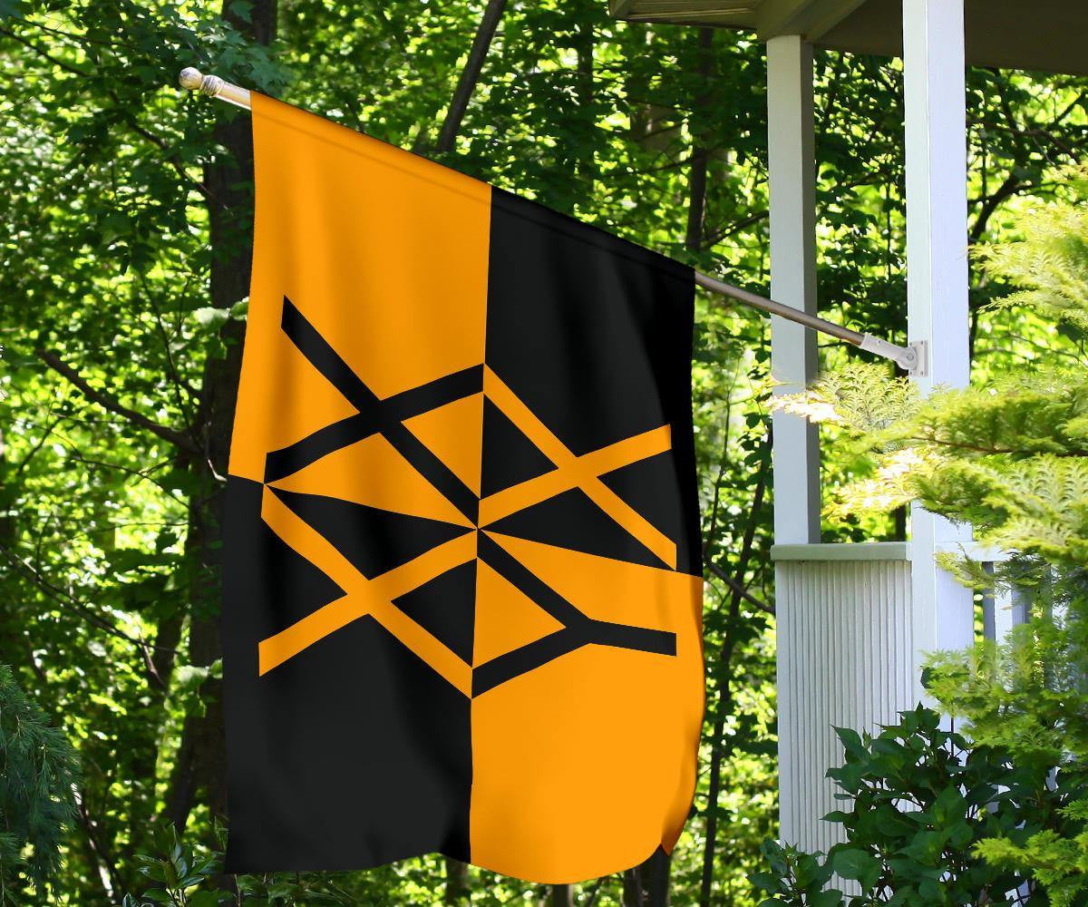 Black Orange Flag Superstraight Super Strange Flag Tiktok Indoor Outdoor Decor