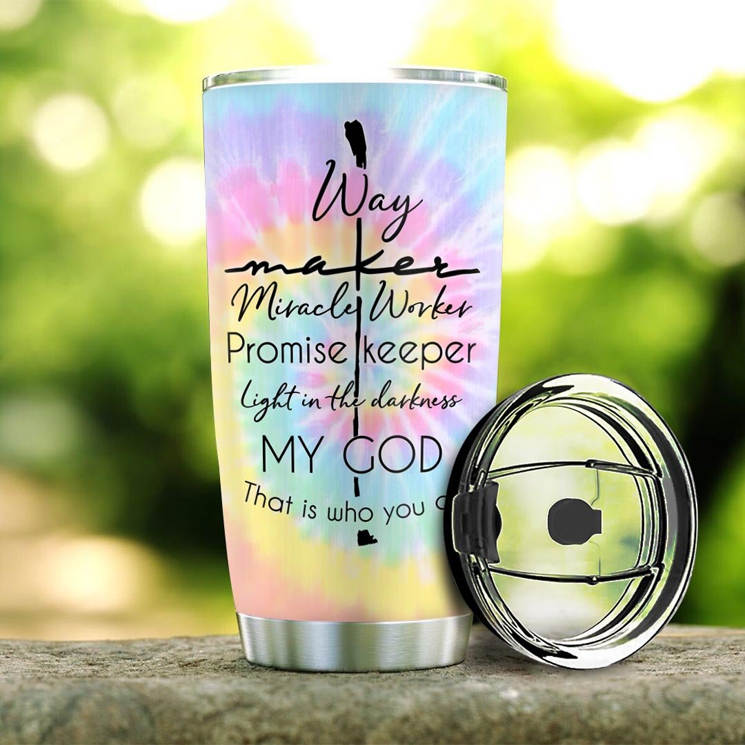 Personalized Jesus Tumbler Way Maker Who You Are