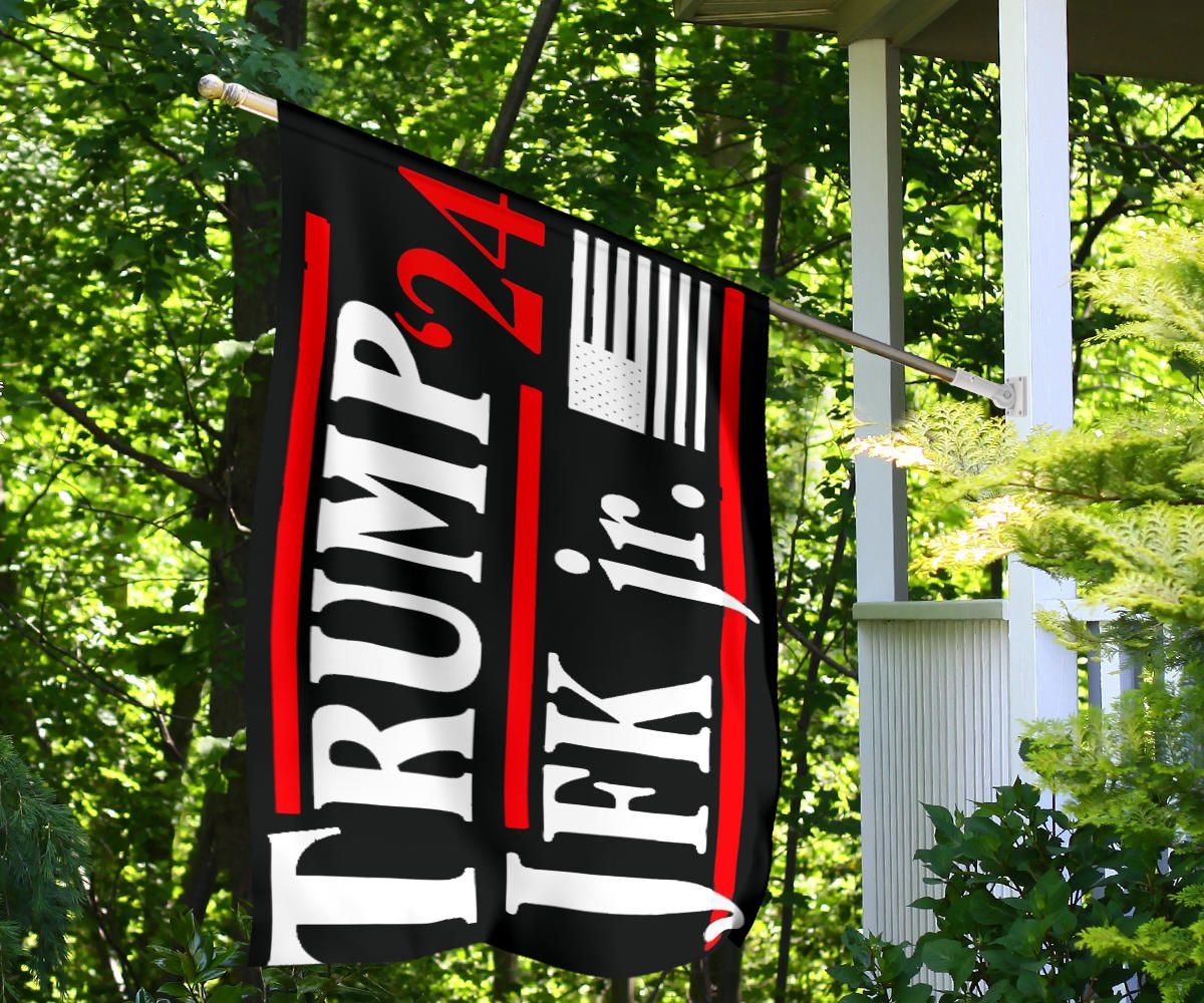 Trump 2024 Jfk Jr Flag America Flag Graphic Anniversary Decoration Ideas Garden Ornaments