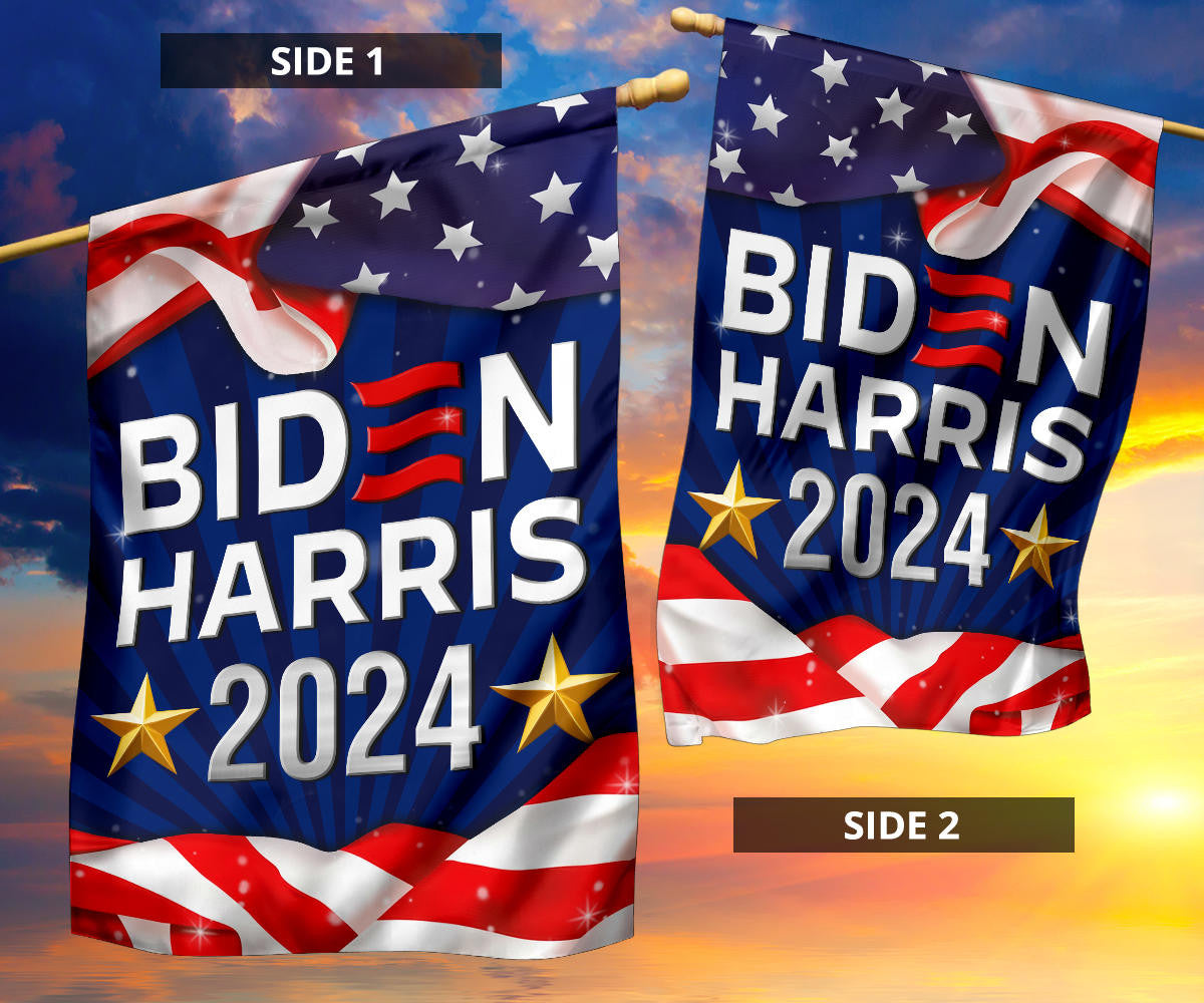 Biden Harris 2024 Flag Presidential Campaign Joe Biden 2024 Merchandise For Sale