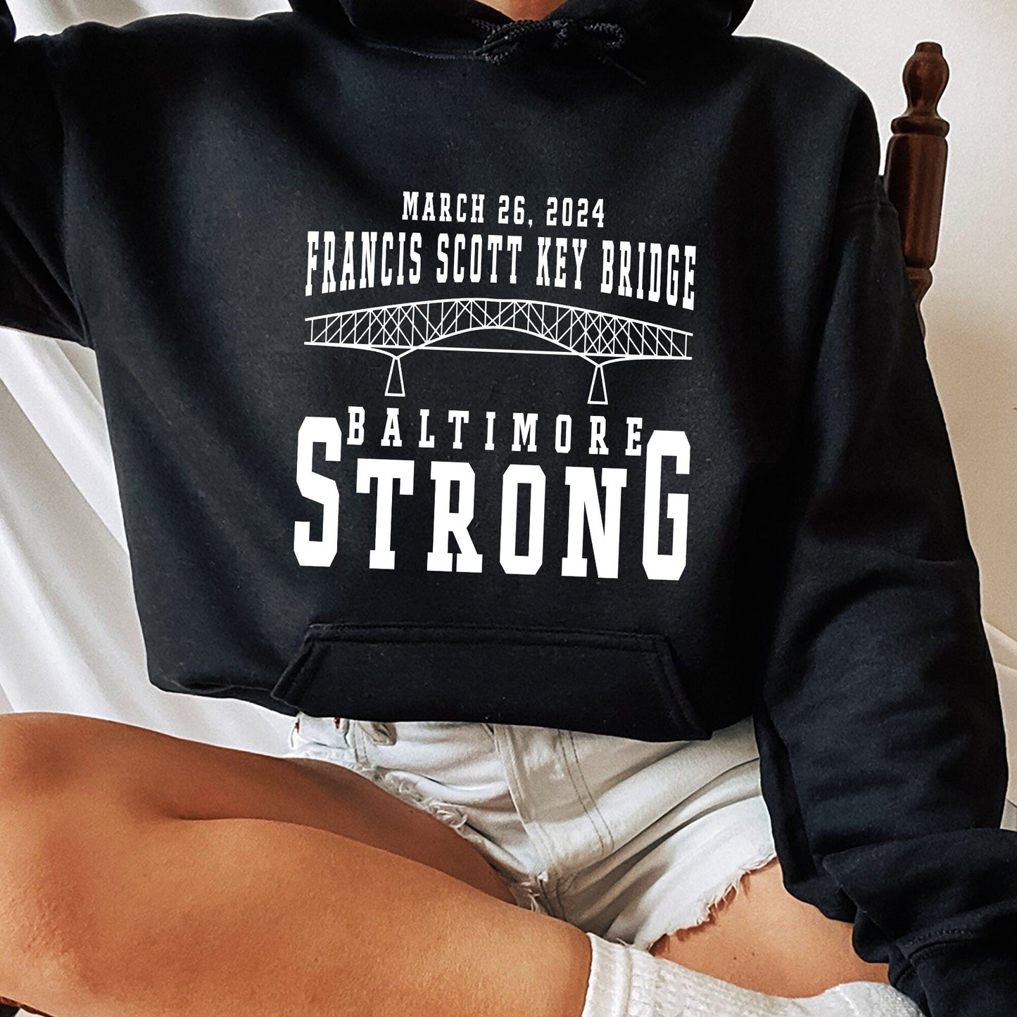 Francis Scott Key Bridge Collapse Shirt, Baltimore Strong Tee Shirt, Remembrance Patapsco River Baltimore Strong Sweatshirt Hoodie