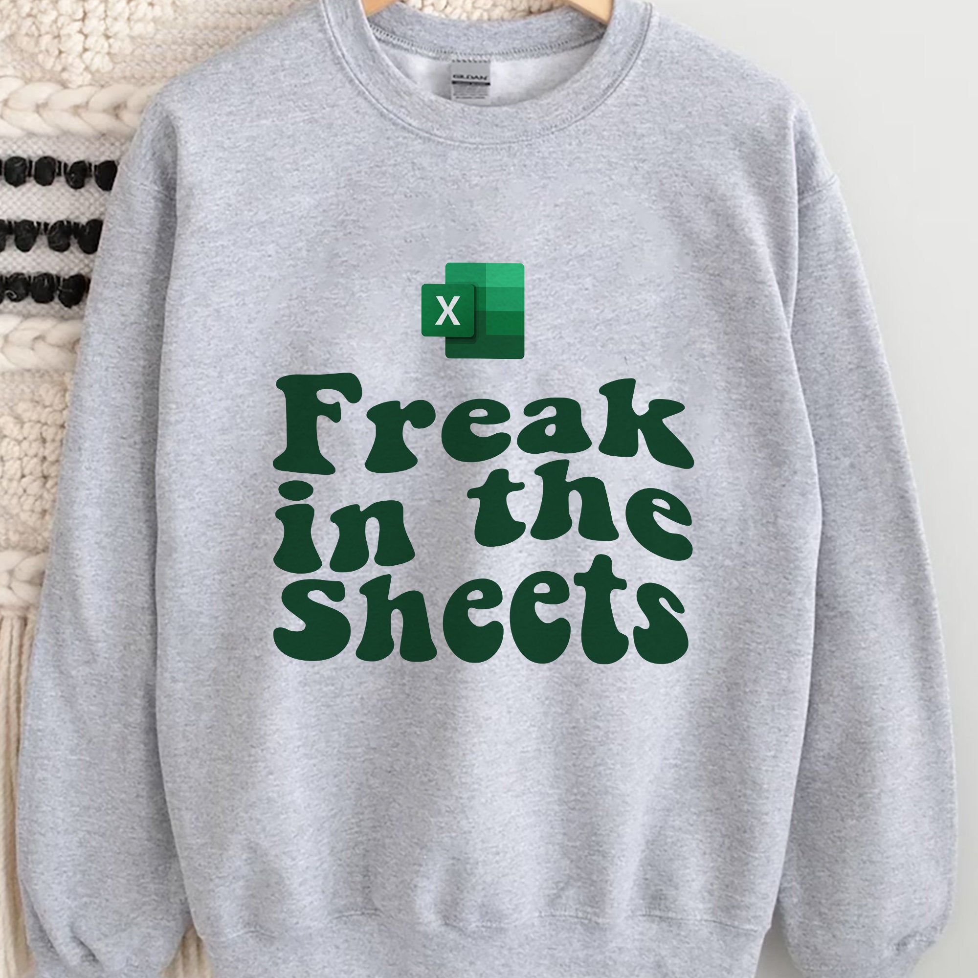 Freak In The Sheets Shirt, Funny Halloween Tee Shirt, Excel Shirt, Accountant Gift, Office Funny Freak In The Sheets Sweatshirt Hoodie