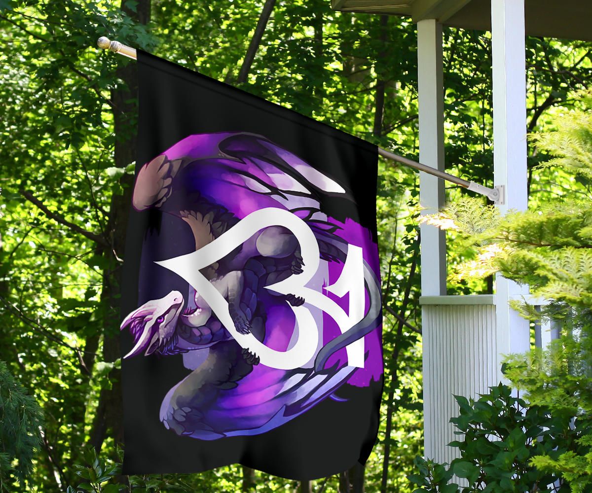 Asexual Flag Dragon Ace Flag LGBT Merch Hanging Decor Asexual Pride Flag