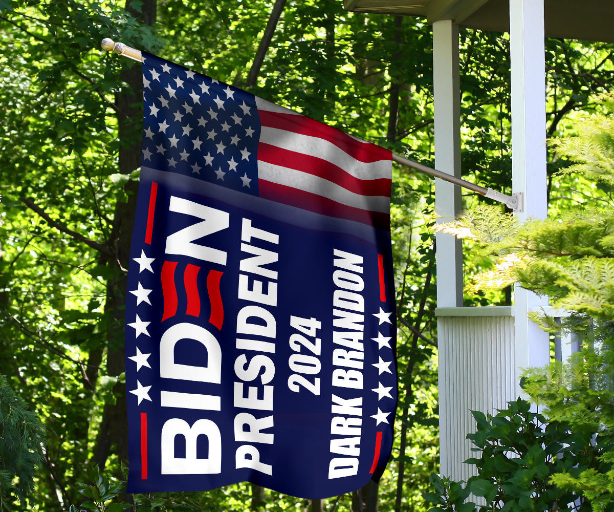 Biden President 2024 Dark Brandon Flag Joe Biden Campaign Merchandise