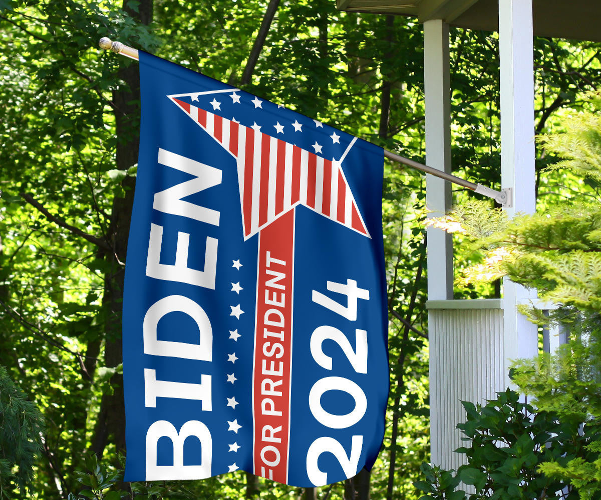 Biden For President 2024 Flag Joe Biden 2024 Flag For Supporters Presidential Election