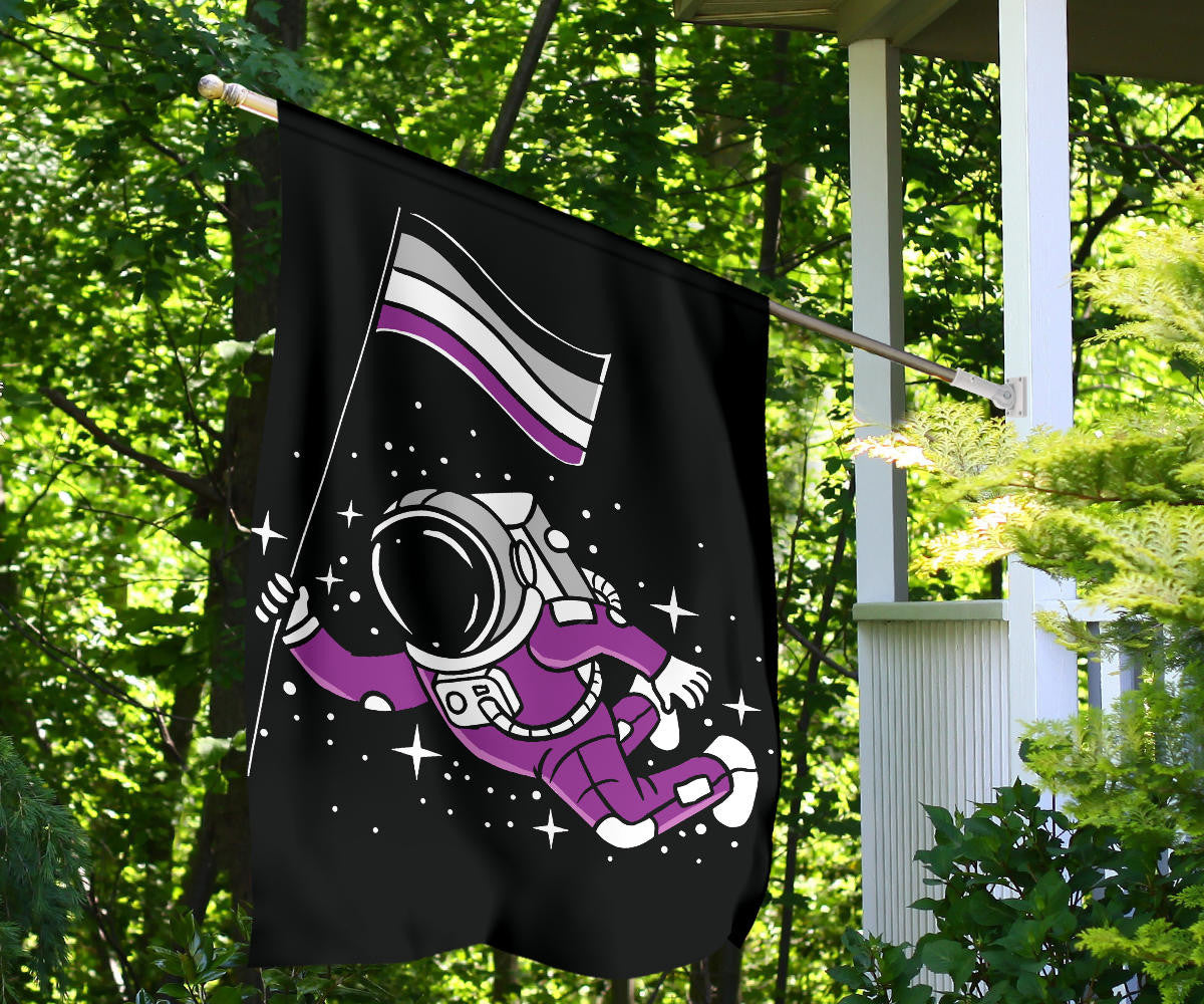 Astronaut Space Asexual Flag International Asexuality Day LGBT Merch Ace Flag