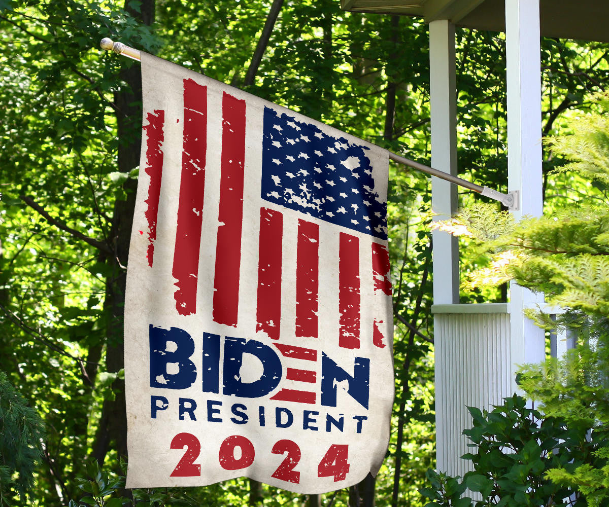 Biden For President 2024 Flag Vote Joe Biden 2024 Campaign Merchandise Political Flag