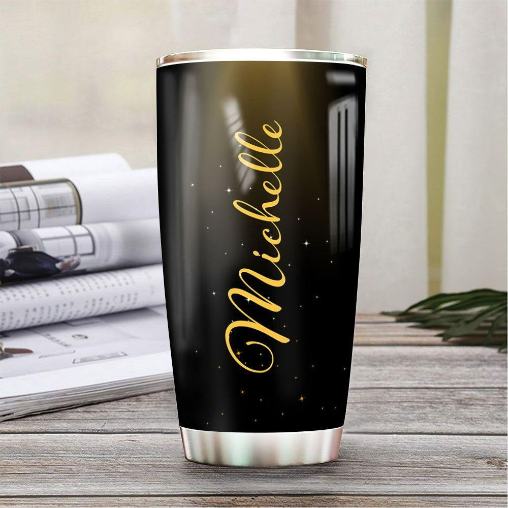 Personalized Christian Tumbler Book Cross Faith