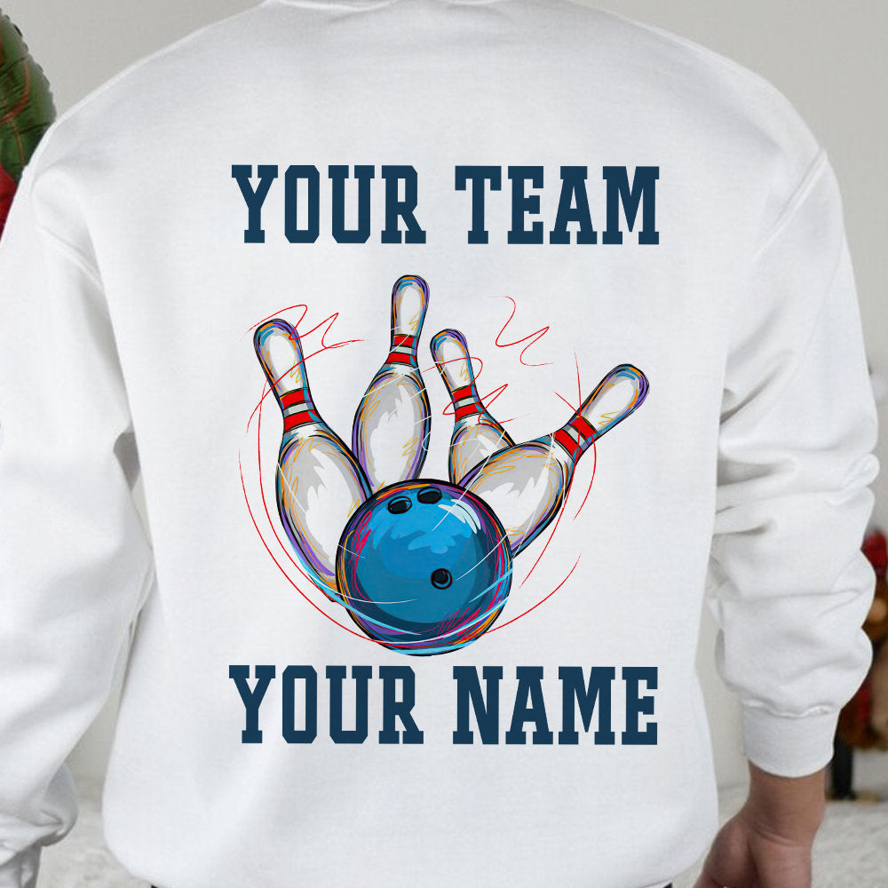 Custom Bowling Shirt, Personalized Bowling Squad T-Shirt, Funny Bowling Tee, Bowler Gift, Bowling Team Shirts, Bowling Crew Shirts