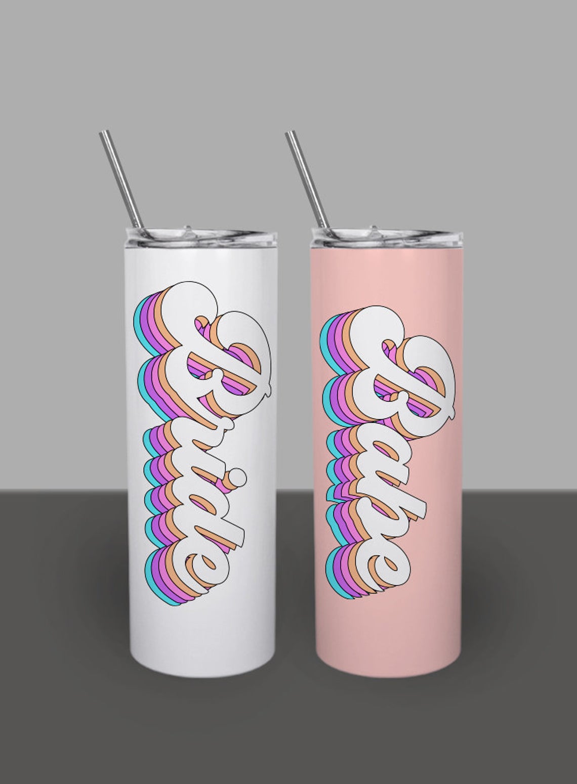 Personalized Skinny Tumbler Gift For Couple