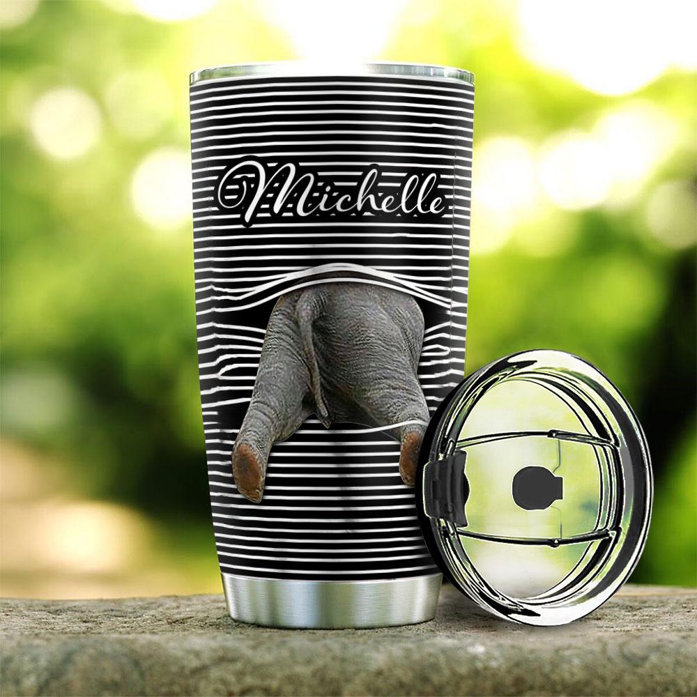 Personalized 20oz Elephant Tumbler