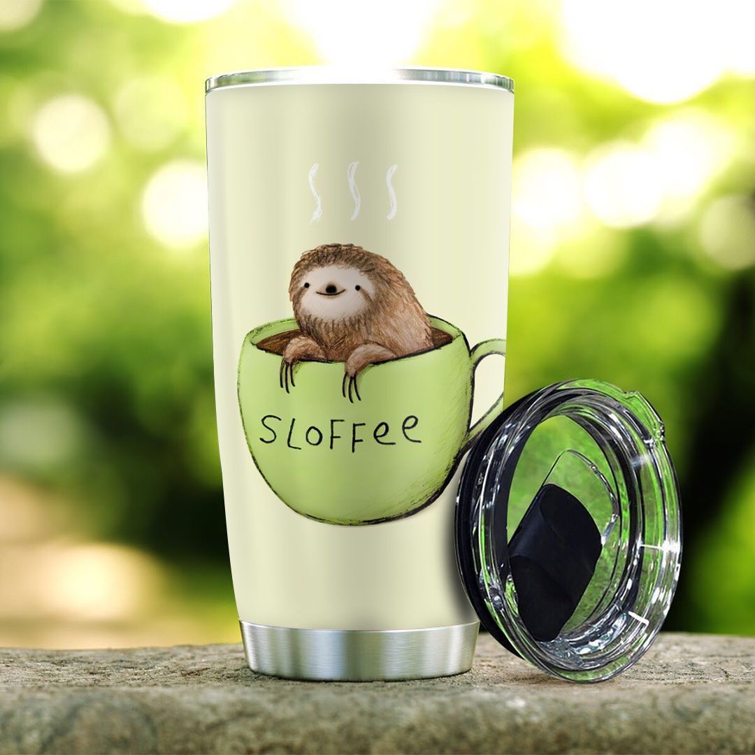 Sloth Coffee Tumbler Once Upon A Time