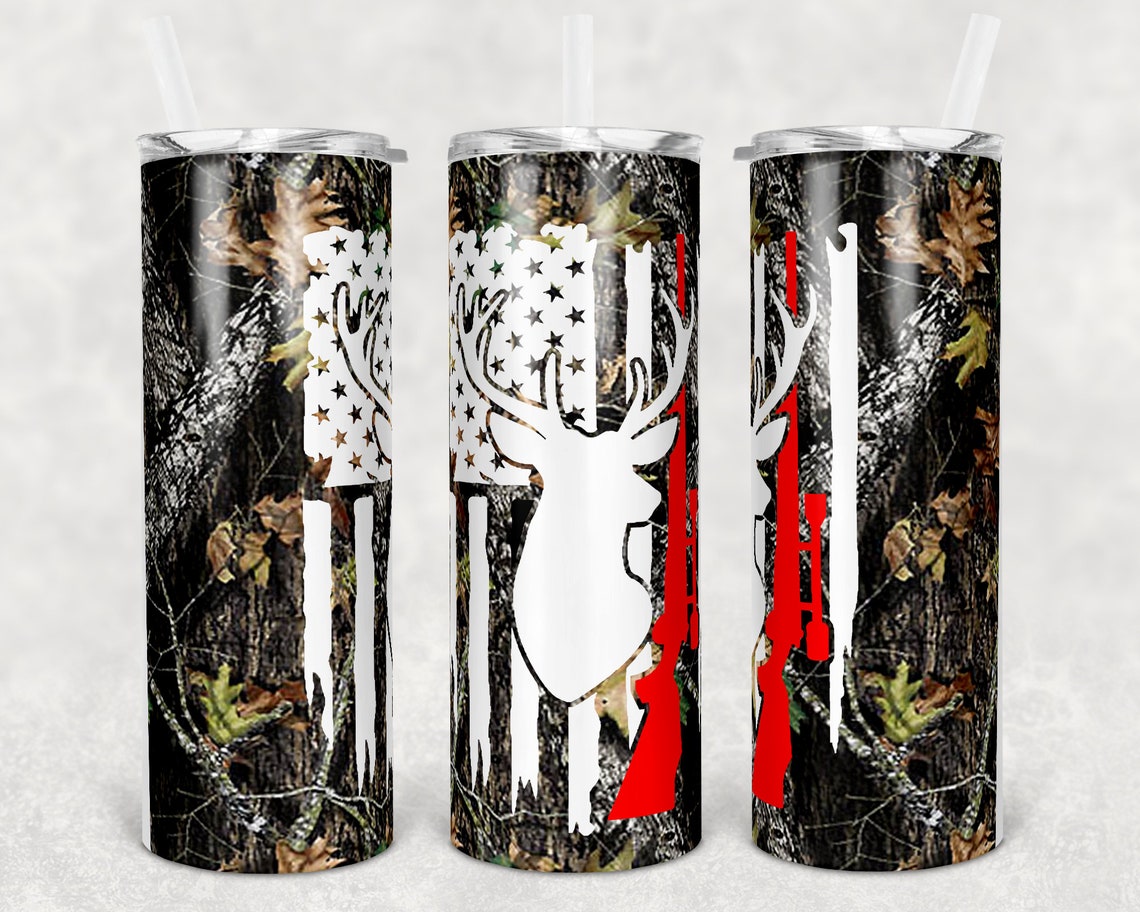 Deer Hunting Skinny Tumbler Gift For Men