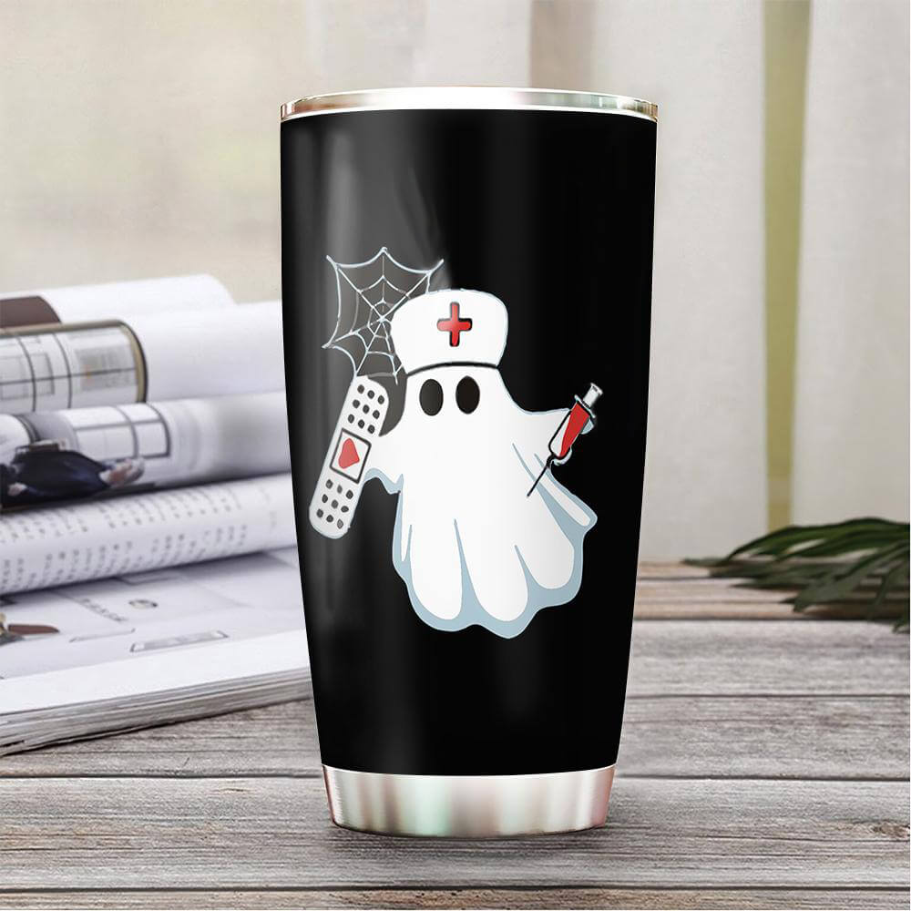 Nurse Tumbler Halloween Gift Boo Boo Crew