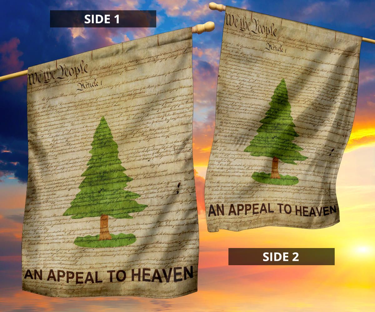 Appeal To Heaven Flag An Appeal To Heaven Flag Made In USA Revolution Pine Tree Vintage Banner