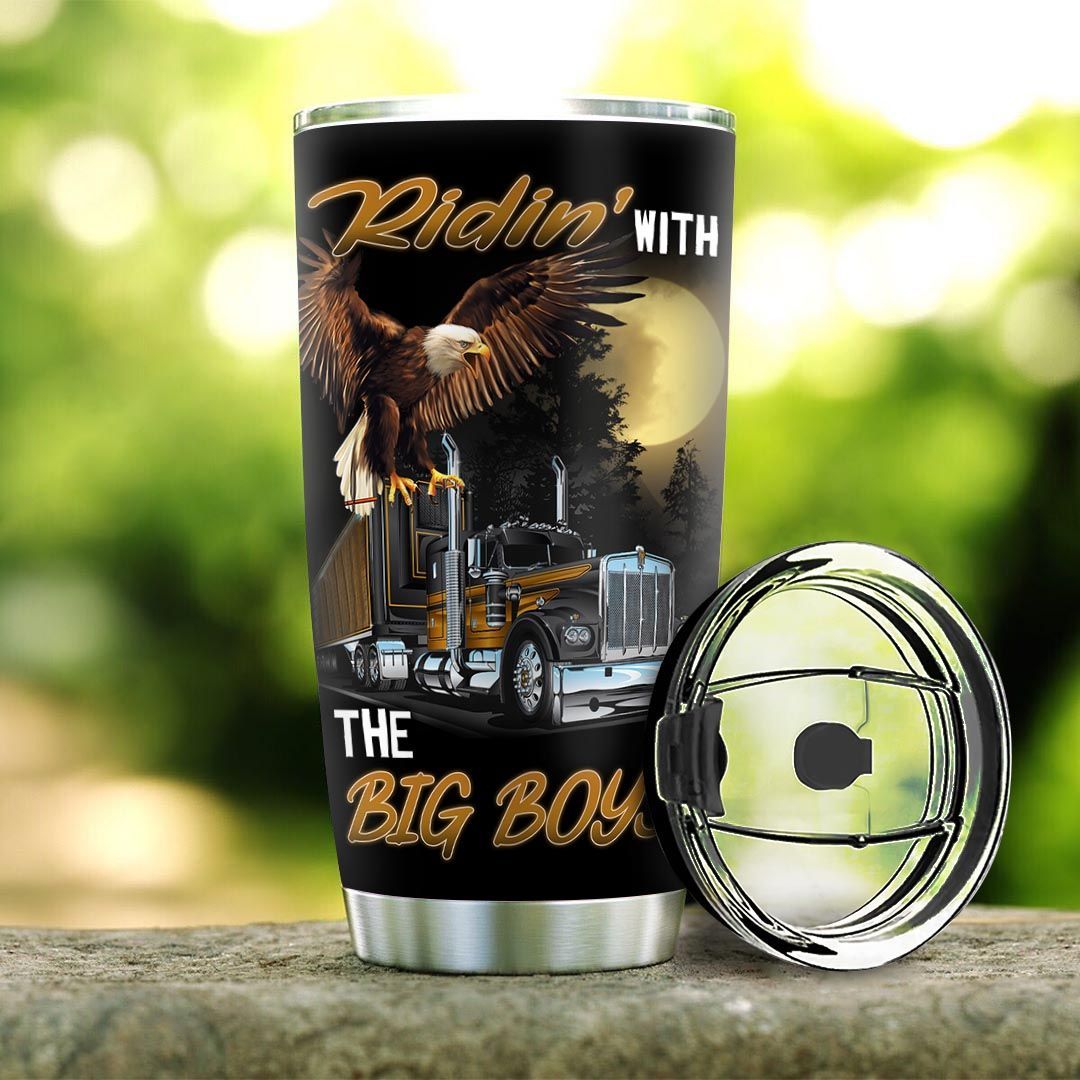 Personalized Trucker Tumbler The Big Boys