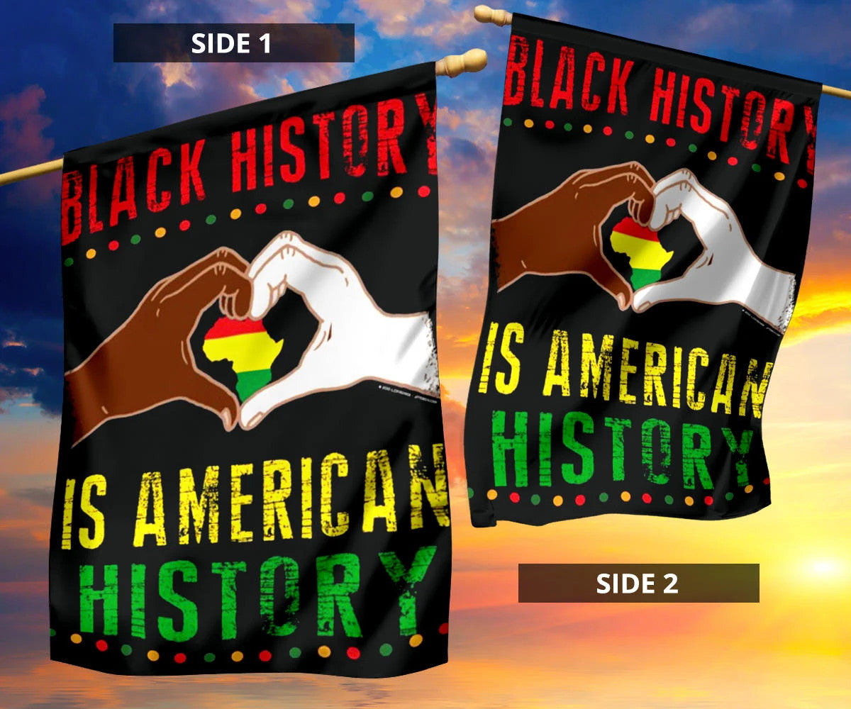 Black History Flag Black History Is American History Month Flag African American History Month