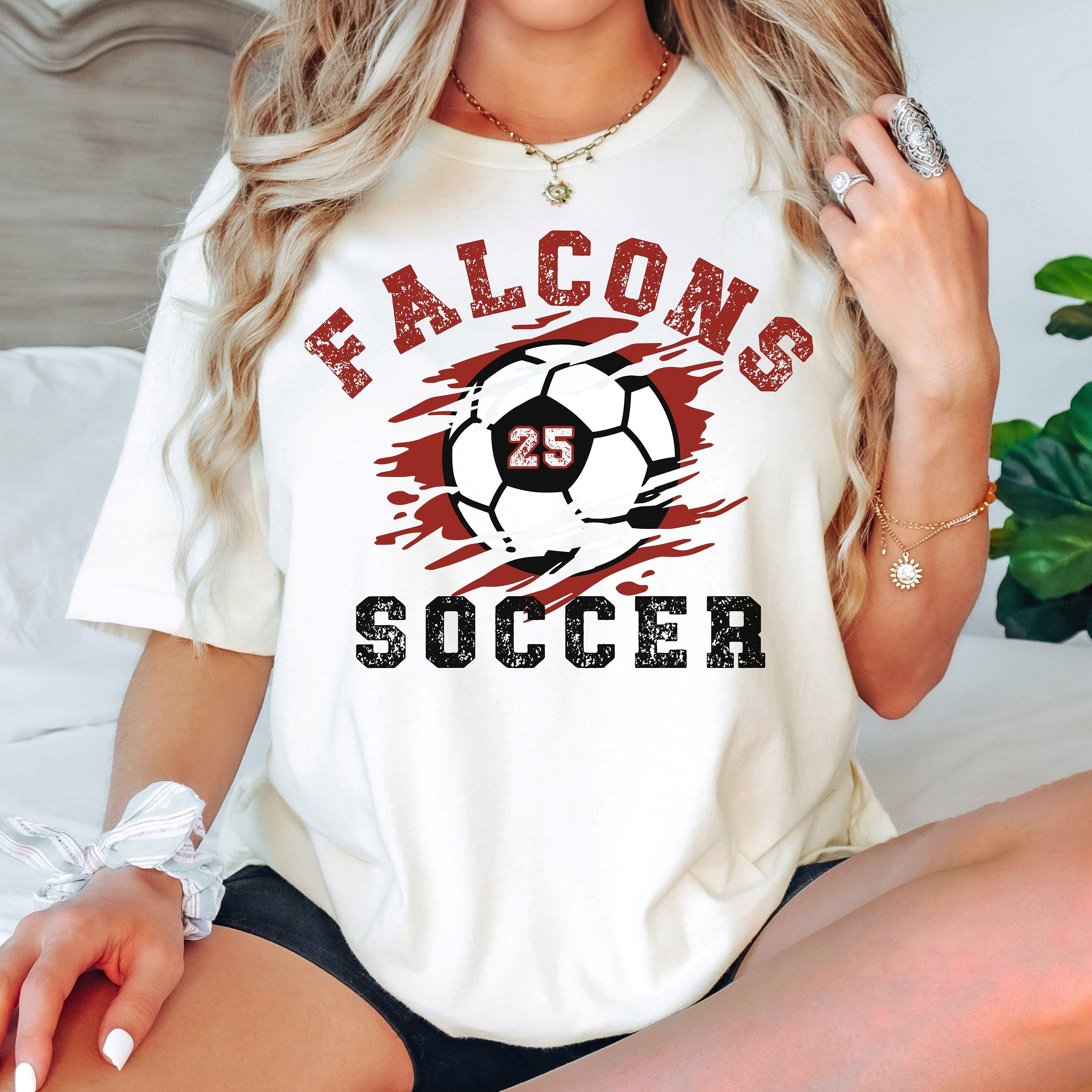 Custom Soccer Shirt, Personalized Soccer Mom Shirt, Soccer Fan Shirt, Soccer Number Shirt, Custom Soccer Team Shirt