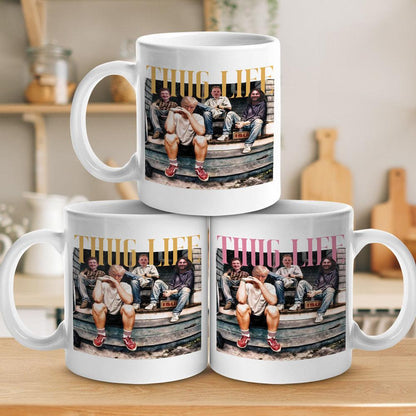 Trump Thug Life White Mug