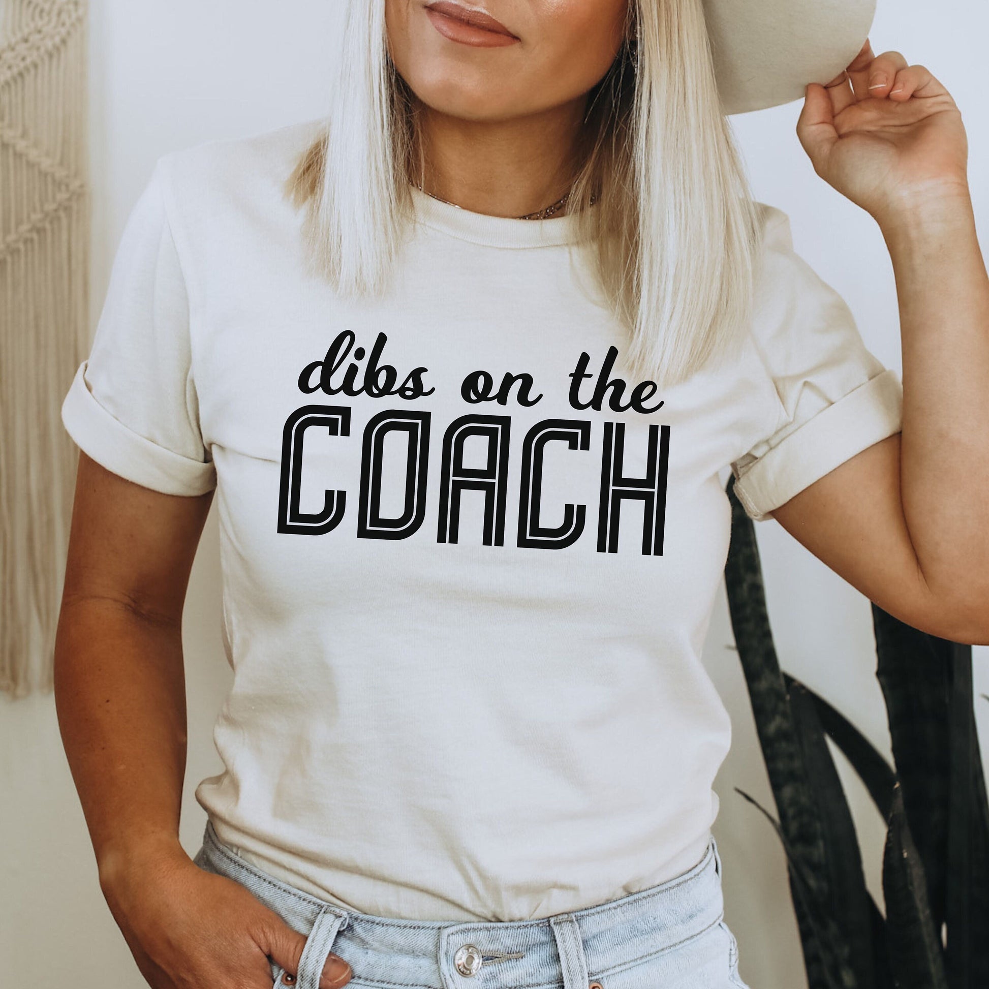 Dibs on The Coach Shirt, Coach's Wife Shirt, Coach's Girlfriend T Shirt, Proud Coach's Wife Shirt, Dibs on Coach Shirt