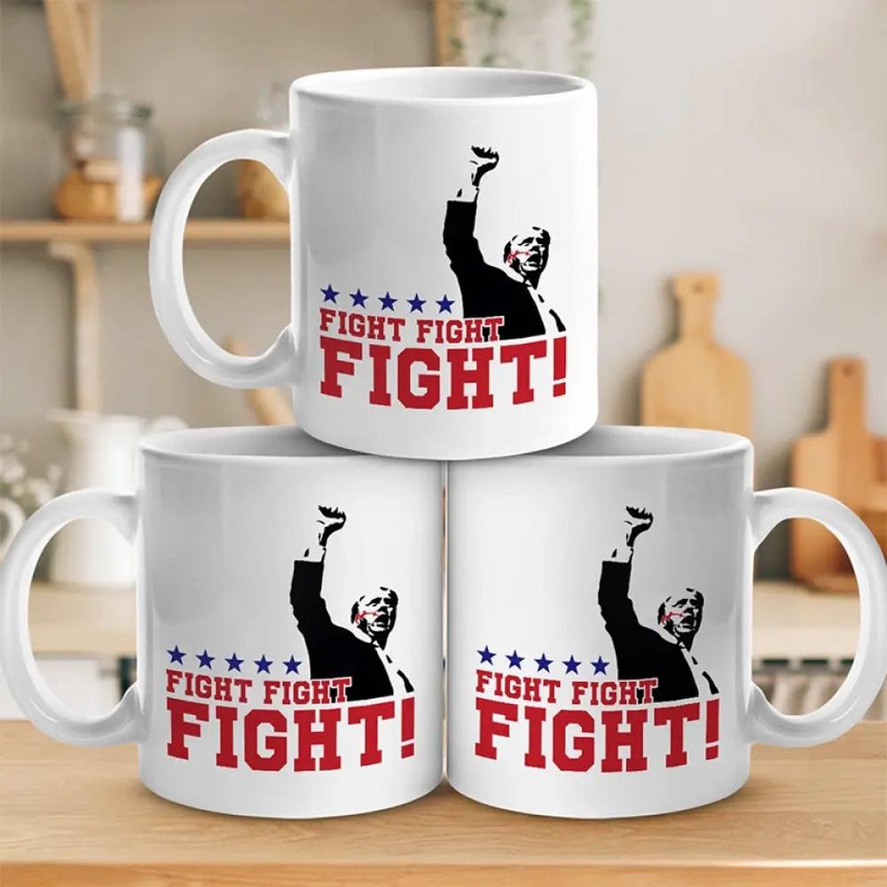 Never Surrender, Can't Touch The GOAT - US Election Trump Mug - Gift For Trump Supporters