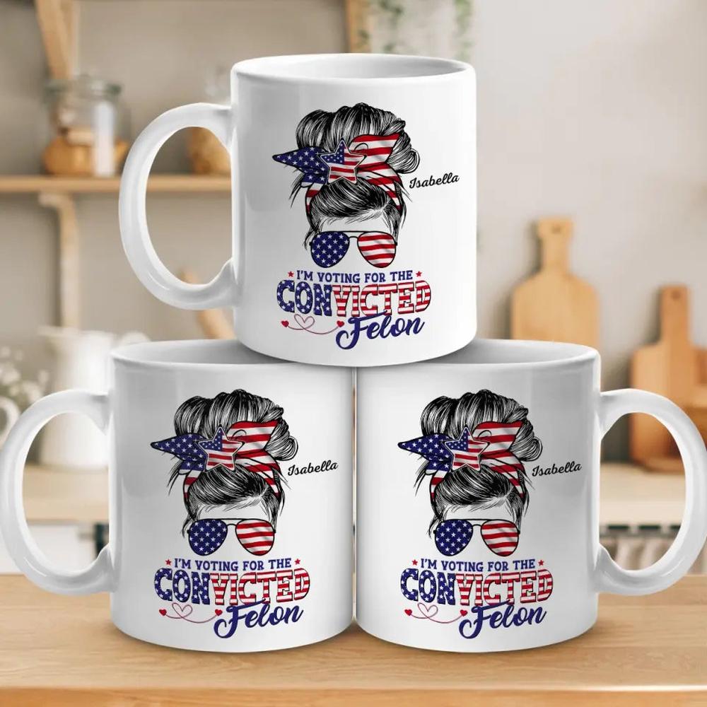 I'm Voting For Trump, The Convicted Felon - US Election Trump Mug