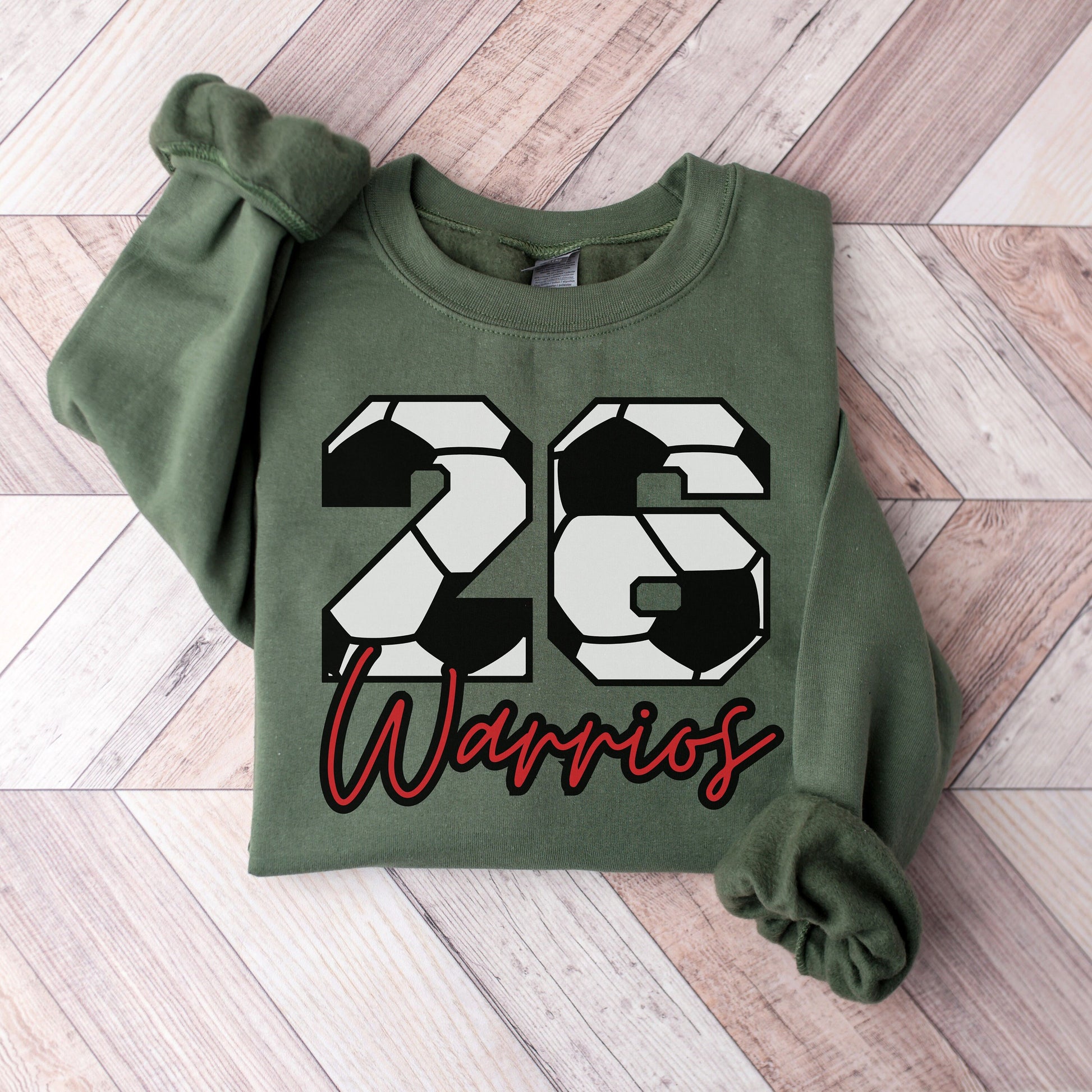 Personalized Soccer Mom Crewneck, Distressed Soccer Pullover, Soccer Number Shirt, Custom Soccer Team