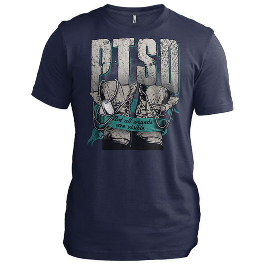 PTSD Not All Wounds Are Visible Unisex Shirts