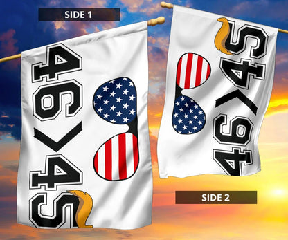 Trump Lost Flag Anti Trump Flag President Elect Biden Harris Support 46Th President Flag Decor