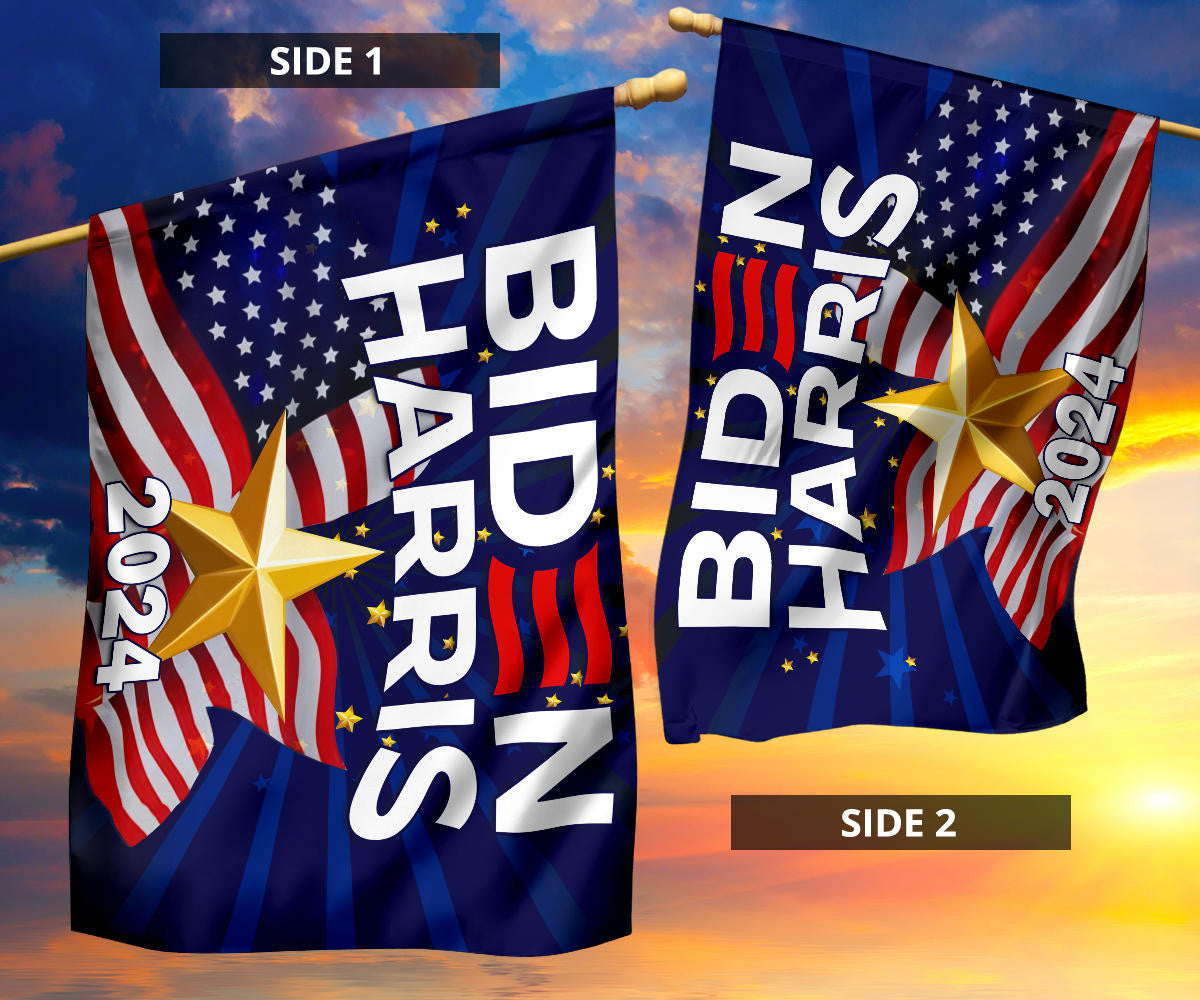 Biden Harris 2024 Flag For Sale Support Biden Harris Campaign Merch