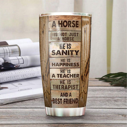 Personalized Horse Tumbler Sanity Happiness Teacher Therapist Best Friend