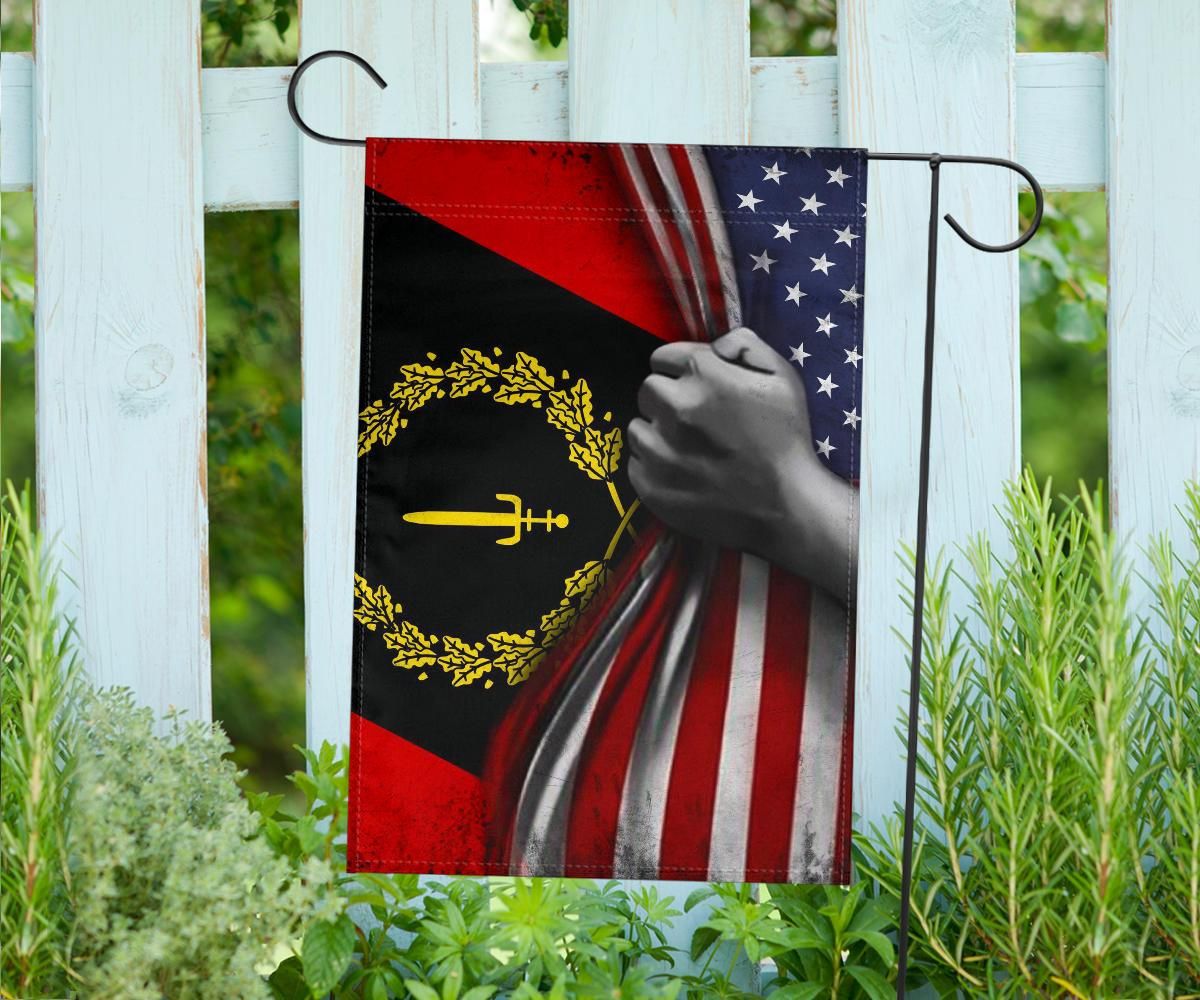 Black Heritage Flag And American Flag African Black American Heritage Flag 1976 For Sale