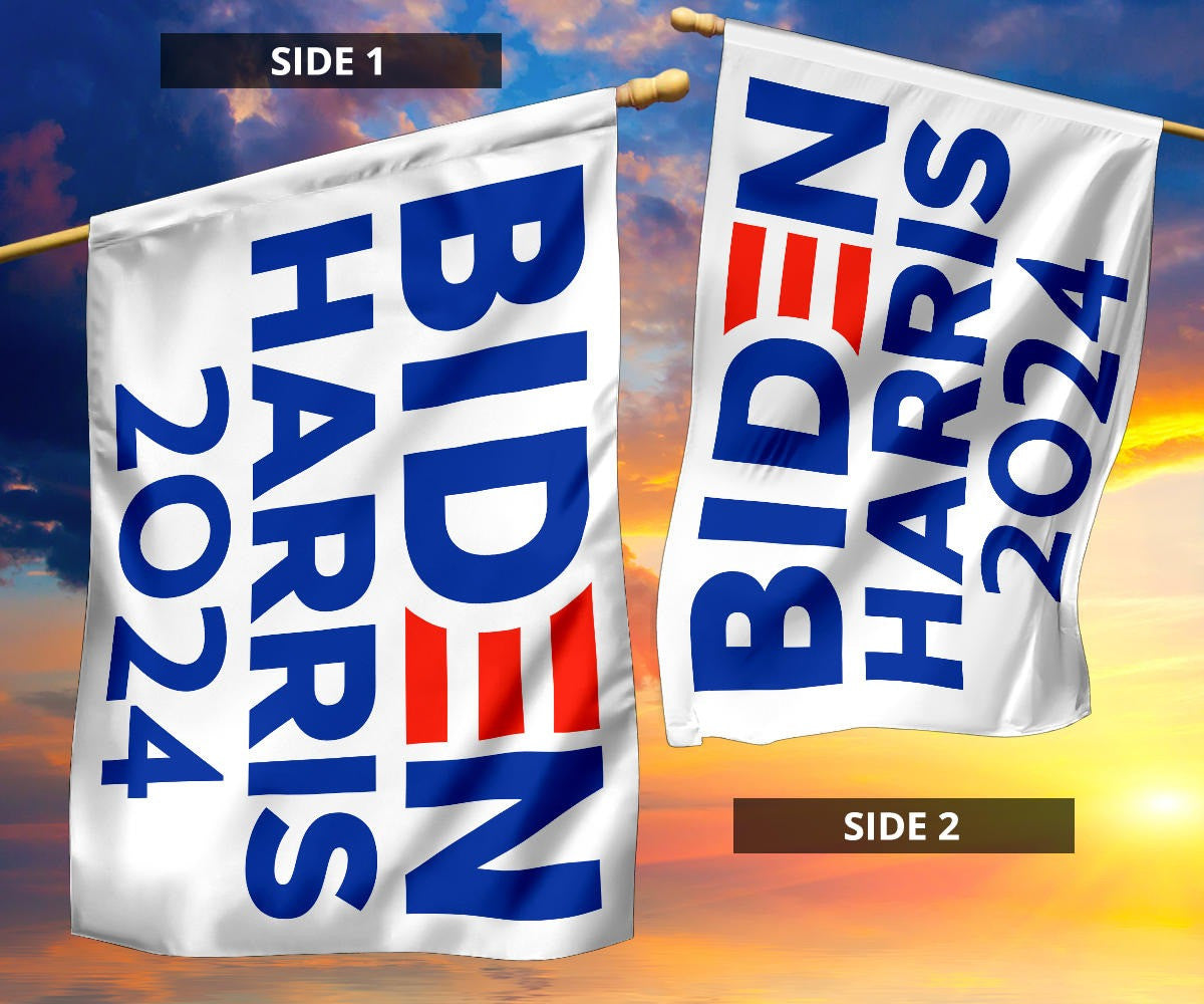 Biden Harris 2024 Flag Supporters For Biden Harris Campaign Merch 2024 Presidential Election