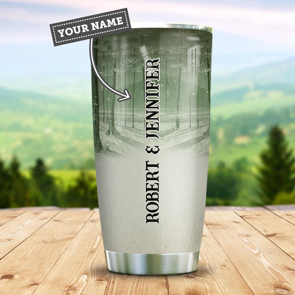 Personalized Trucker Wife Tumbler Gift For Old Couple Our Home Aint No Castle